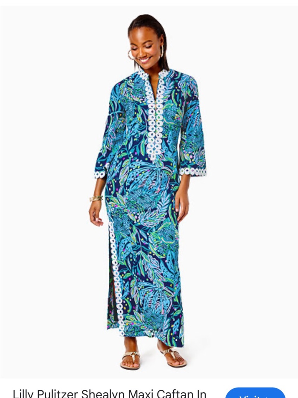 Lilly Pulitzer Shealyn Maxi caftan , 12